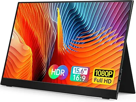 Portable Screen with Built-in Speakers for Mac Mini